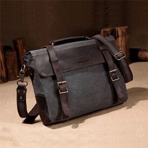 Vaschy Style Meets Functionality Messenger Laptop Bag 15''